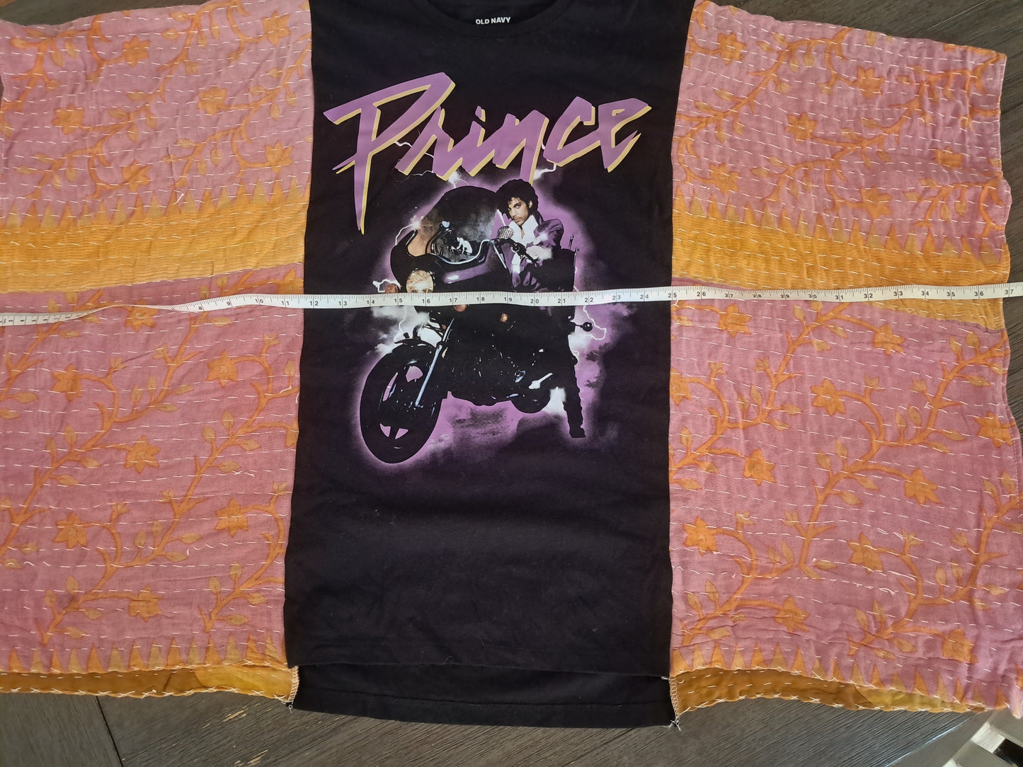 Upcycled Kantha Poncho Tee