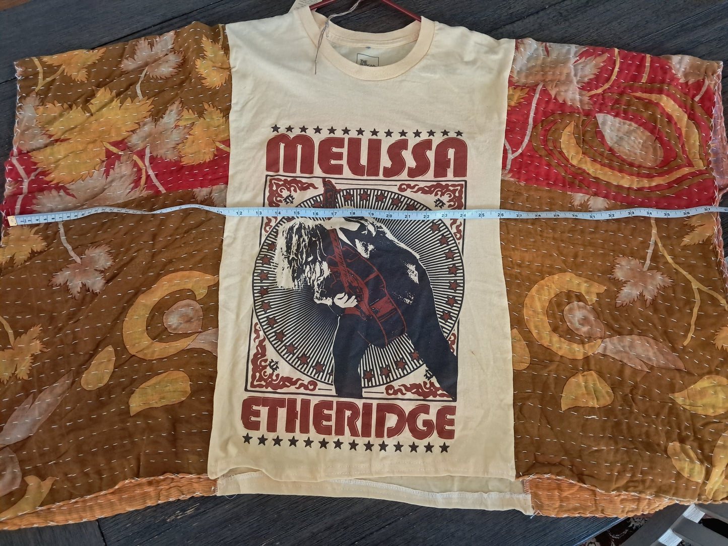 Upcycled Kantha Poncho Tee